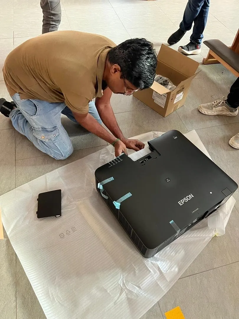 Projector preparation
